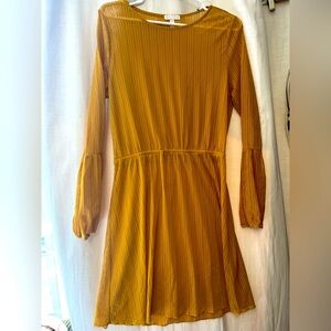 New yellow dress (or swim cover up)